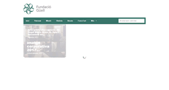 Desktop Screenshot of fundacioguell.com