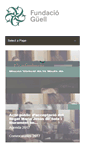 Mobile Screenshot of fundacioguell.com